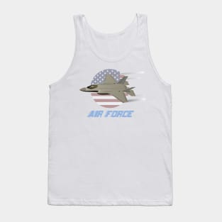 American Air Force F35 Jet Fighter Tank Top